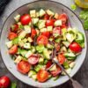 Avocado Cucumber Tomato Salad